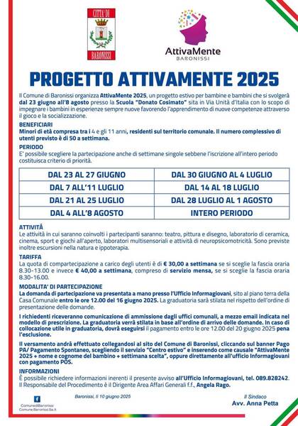 Immagine: AttivaMente Baronissi