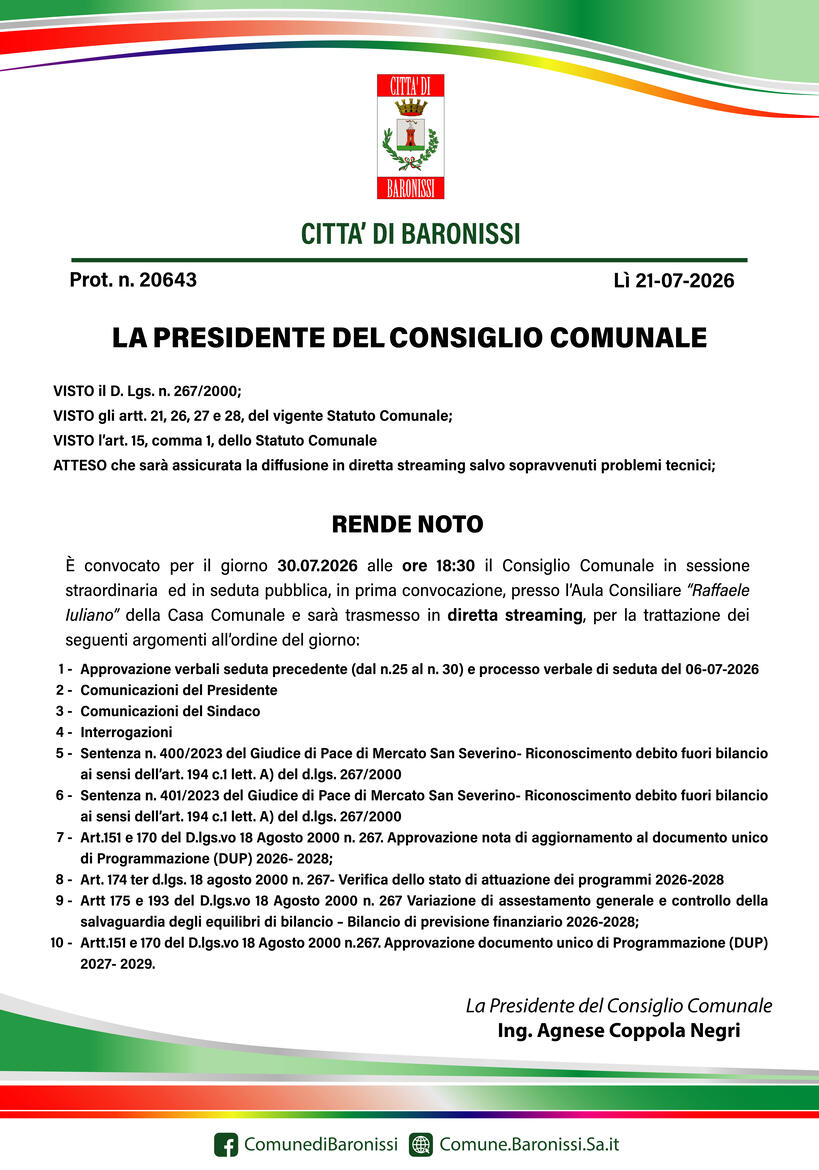 Immagine: consiglio