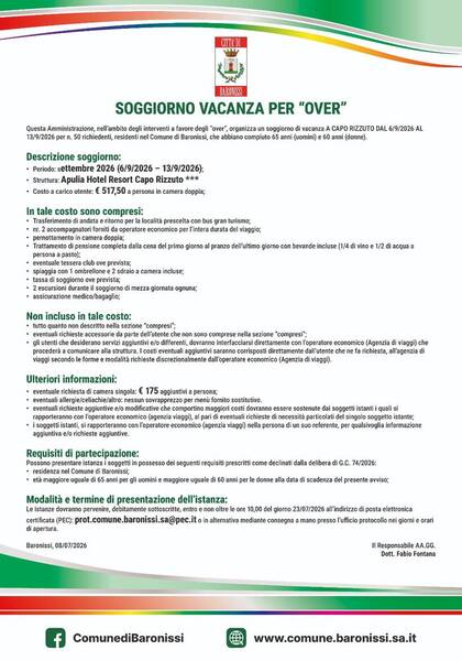 Immagine: MANIFESTO ANZIANI 2026