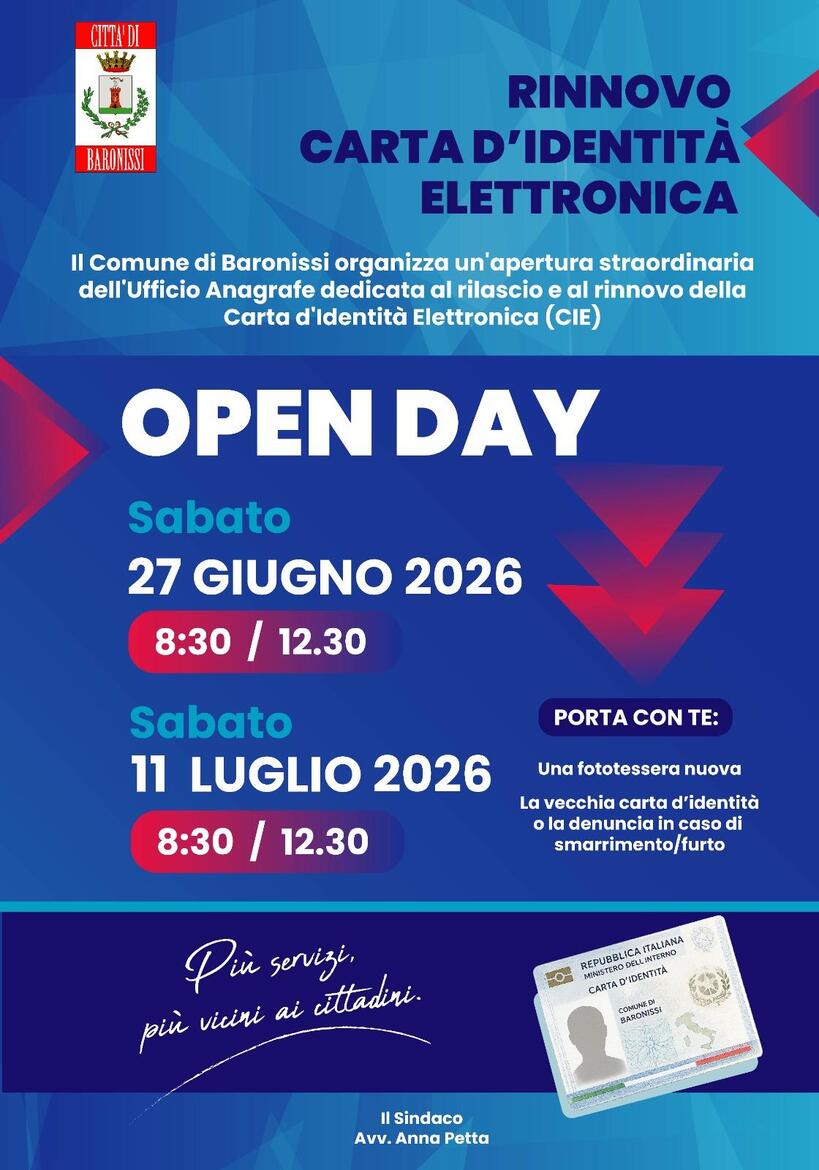 Immagine: open day