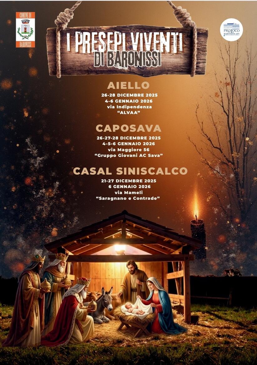 Immagine: presepi viventi