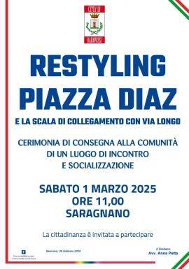 restyling piazza diaz
